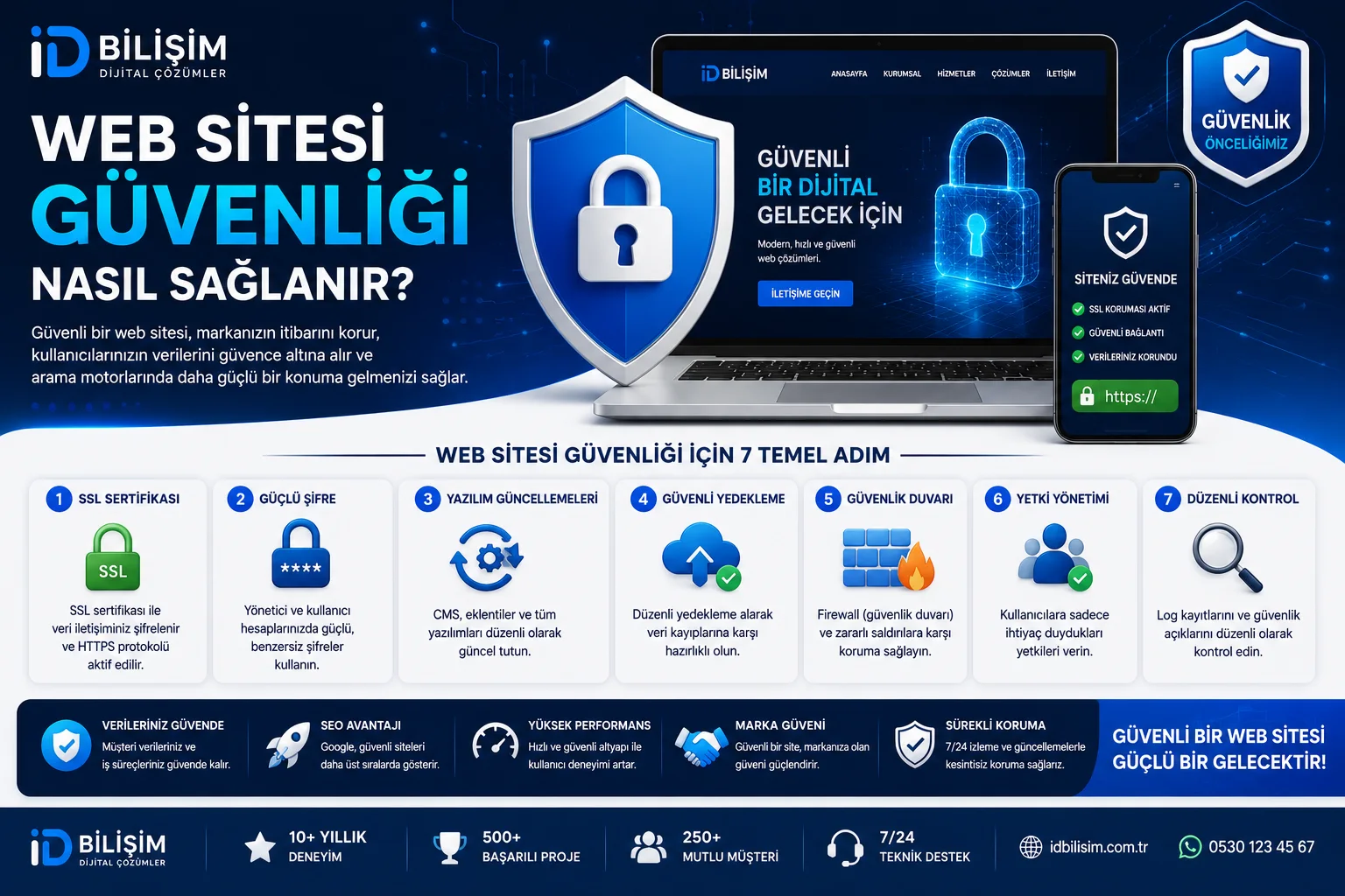 Web sitesi güvenliği ve siber güvenlik çözümleri